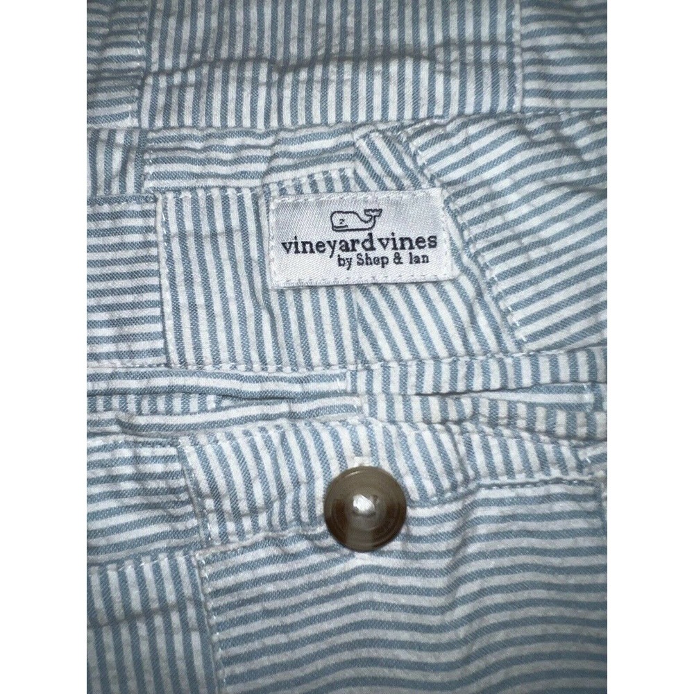 Vineyard Vines Shorts Striped Patchwork Cotton Br… - image 2